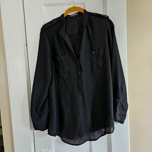 Express Black Blouse In Size XS